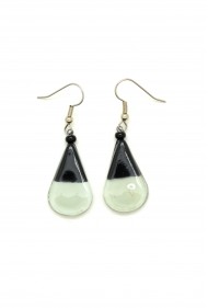 Color Blocked Teardrop Earrings